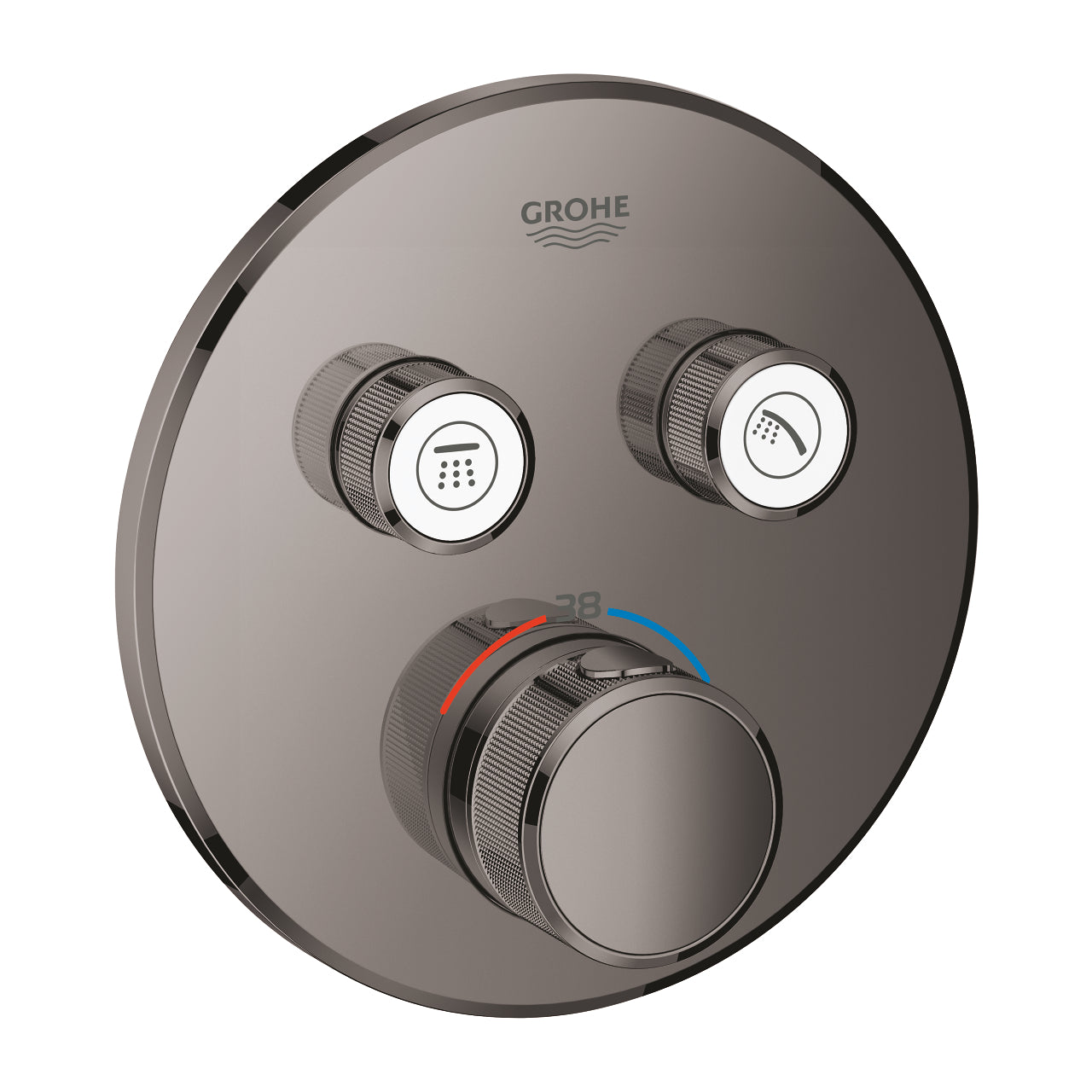 Grohtherm SmartControl termostat sa 2 funkcije hard graphite 29119A00