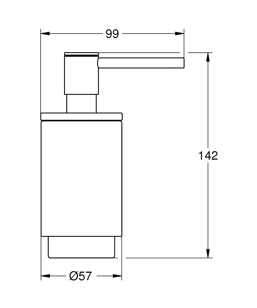Selection dozator za tečni sapun brushed hard graphite 41028AL0