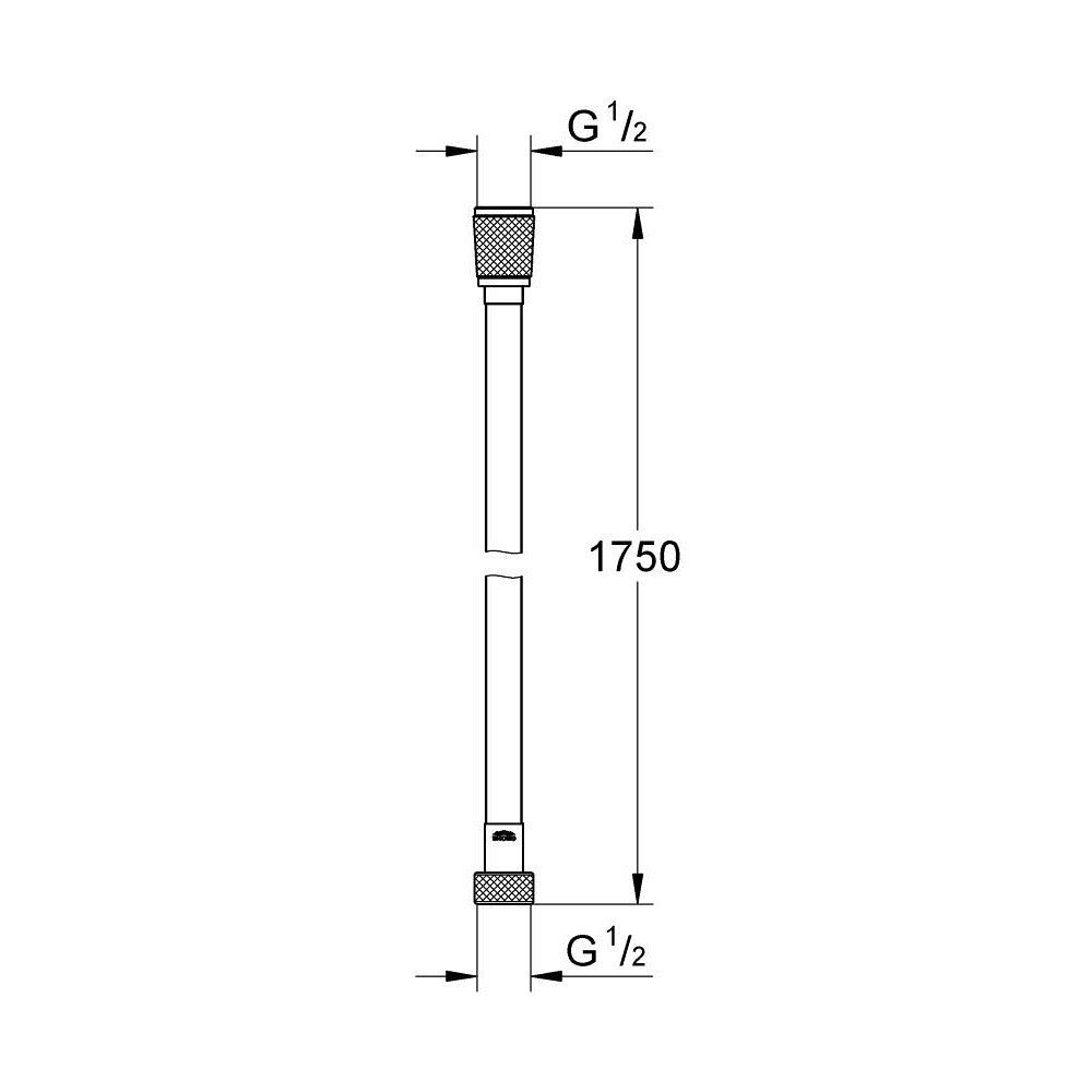 Silverflex tuš crevo 1750mm 28388001
