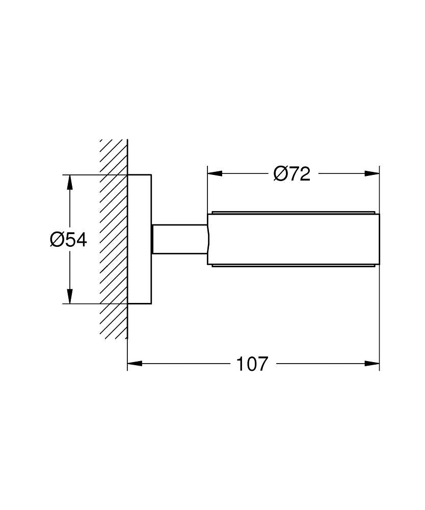 Essentials držač dozatora čaše tacne hard graphite 40369A01